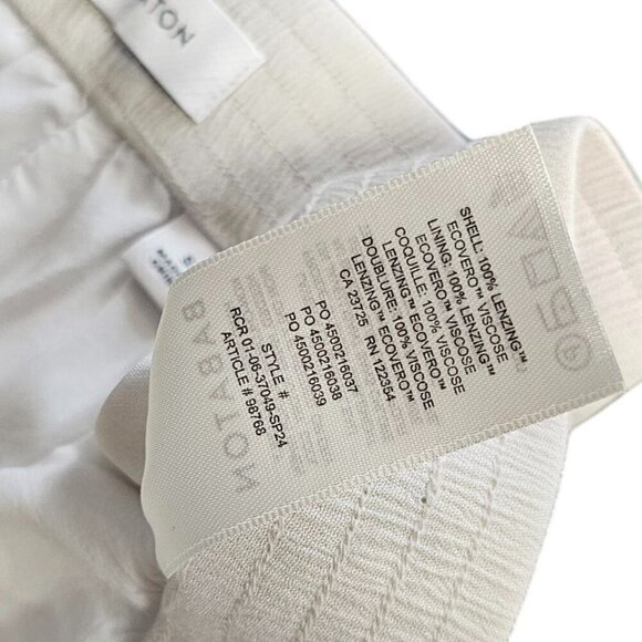 Aritzia Babaton Tribute Pant Mid-rise Crinkle-Texture Pants, Straight Leg, Small - Picture 8 of 10